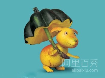 各种水果DIY的动物和人物造型--阿里百秀